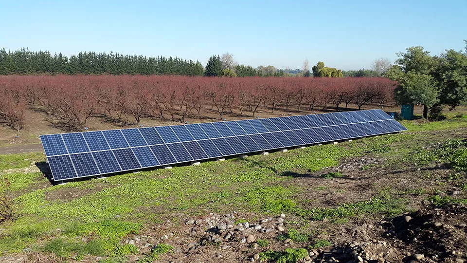 Instalación fotovoltaica — Agrícola Maintencura