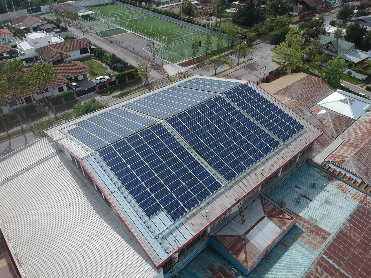 Instalación fotovoltaica — Colegio Marista San Fernando