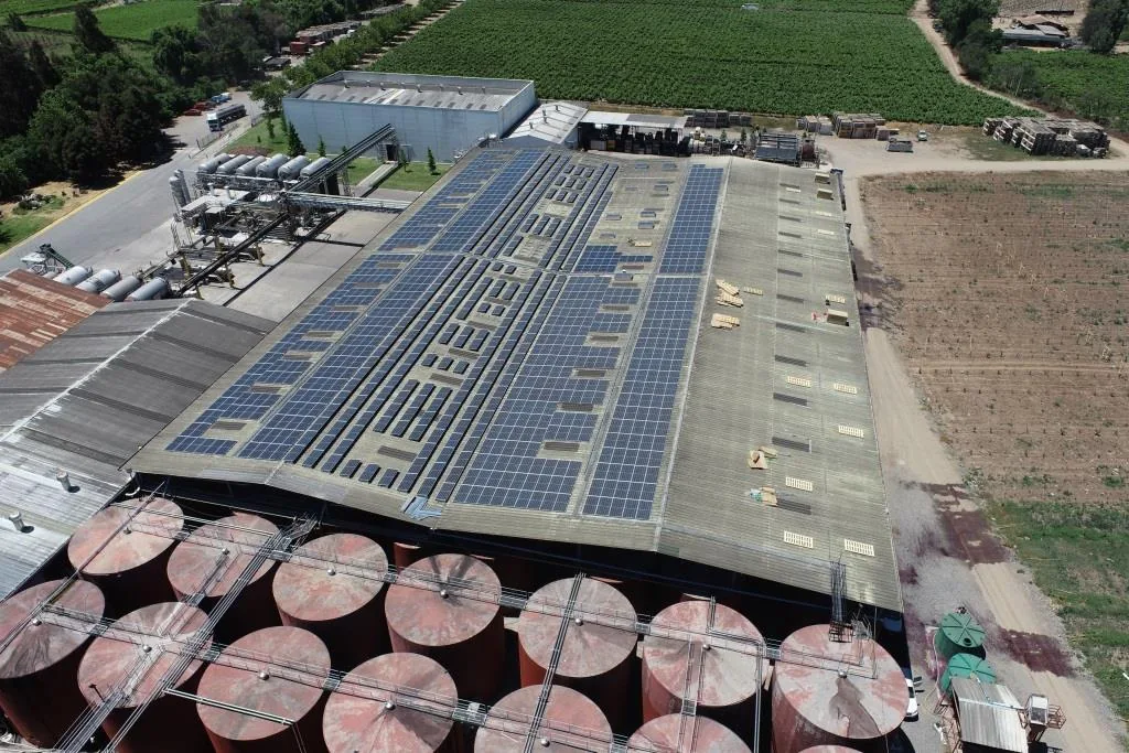 Instalación fotovoltaica — RR Wines